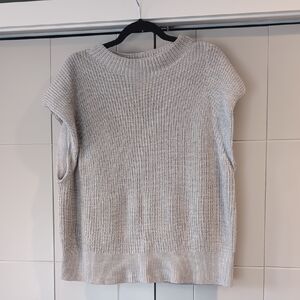 Babaton Light Gray Crew Neck Sweater